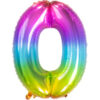 regenboog folie ballon 0
